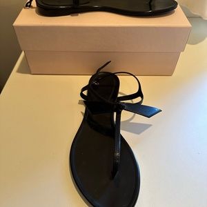 Alexandre Birman Jelly Sandal 38 black